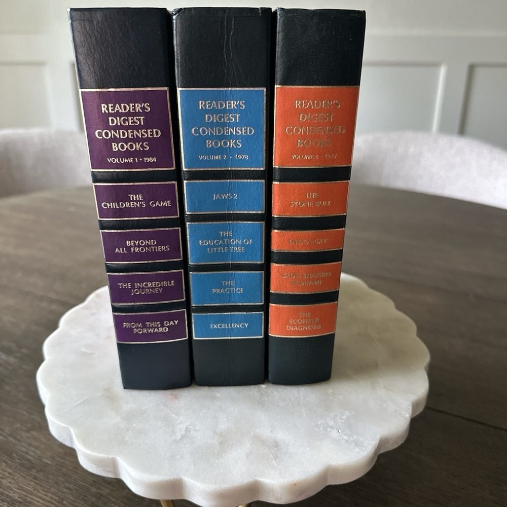 Condensed Books Set - Black, Blue, Orange‎